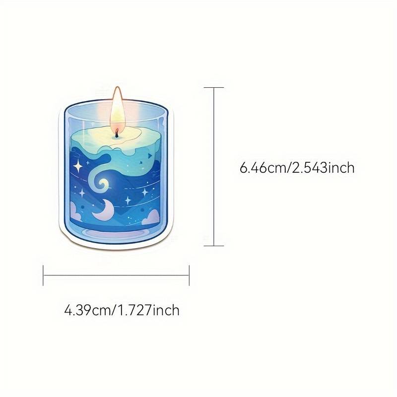Aromatherapy Candle Stickers Waterproof Vinyl Stickers For - Temu